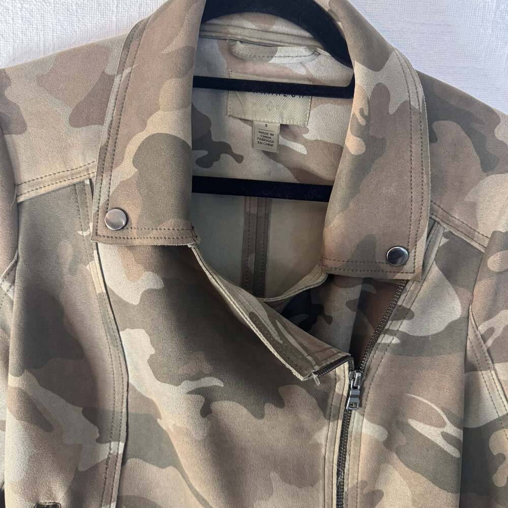 Anthropologie Camo Moto Jacket - Picture 3 of 5